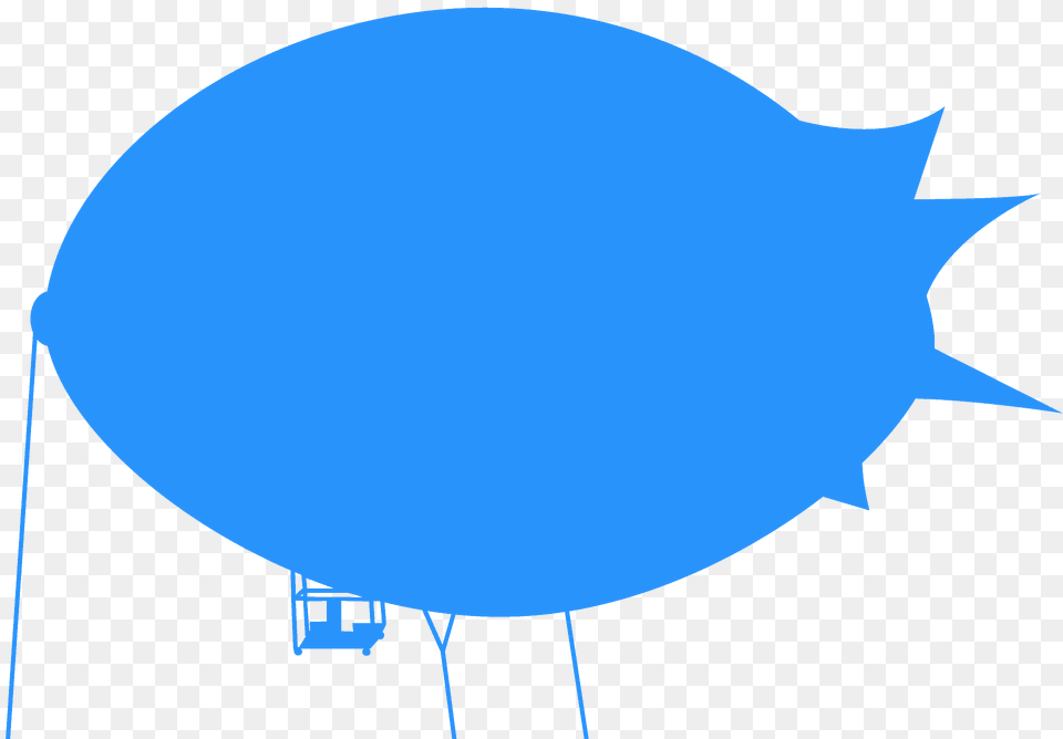 Dirigible Silhouette, Aircraft, Transportation, Vehicle, Balloon Png