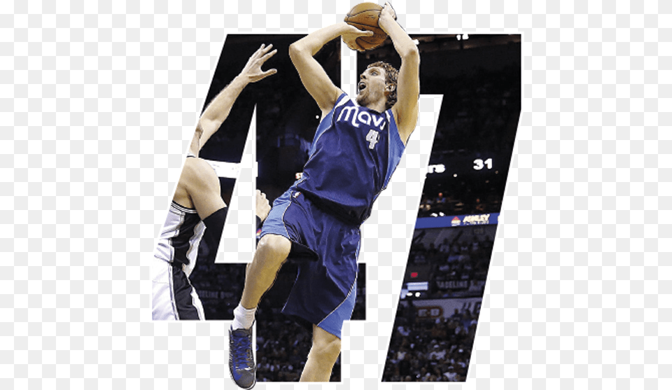 Dirk Nowitzki For Basketball, Adult, Person, Man, Male Png