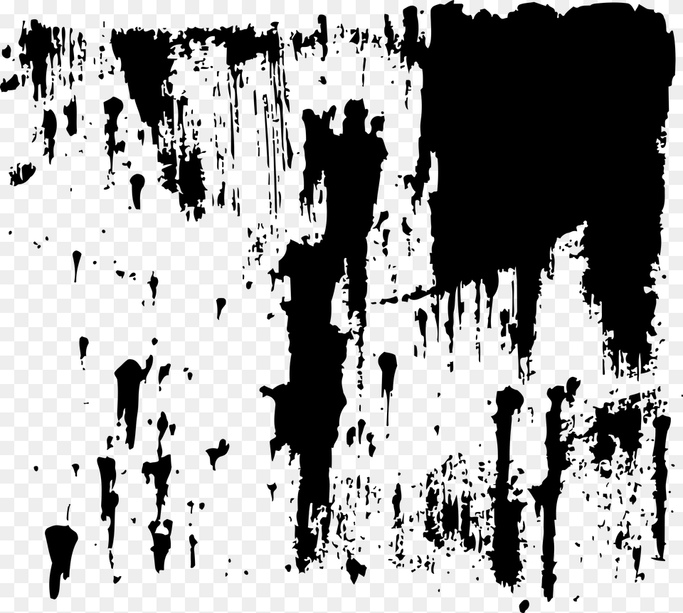 Dirt And Grime Clipart Library Black Paint Smear, Gray Png Image