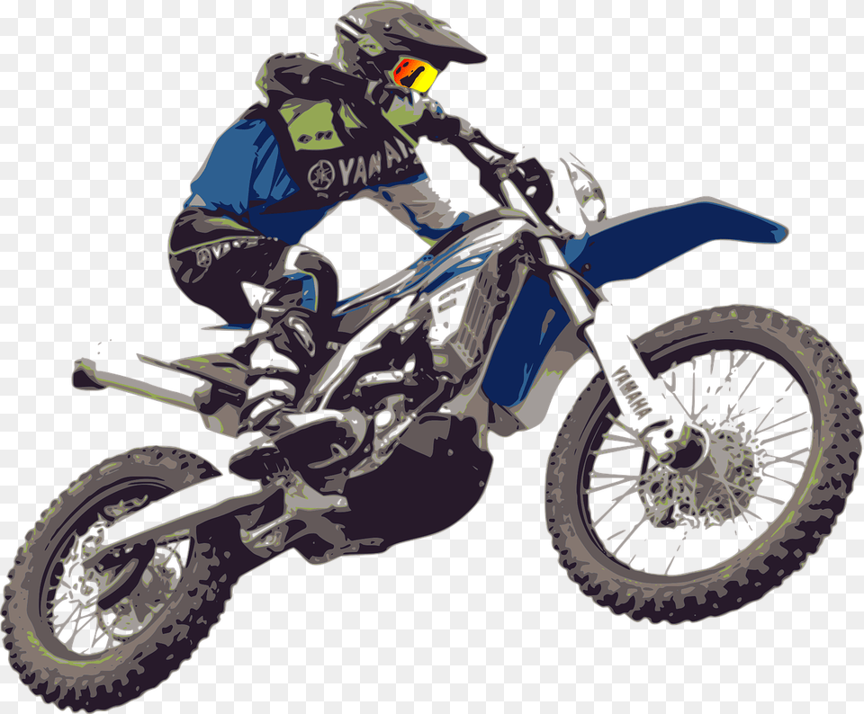 Dirt Biker Motocross, Vehicle, Transportation, Motorcycle, Wheel Free Transparent Png
