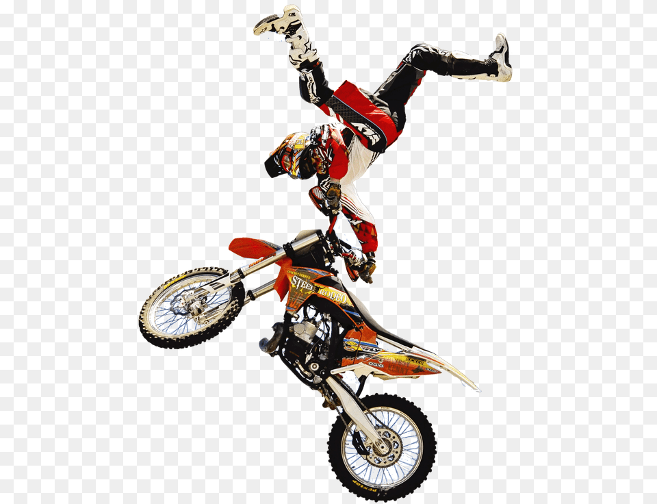 Dirt Bikes Bring A New Type Of Horsepower To Rodeo, Motorcycle, Vehicle, Transportation, Person Free Transparent Png