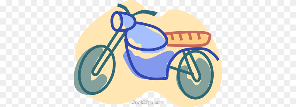 Dirt Bikes Royalty Vector Clip Art Illustration, Transportation, Tricycle, Vehicle, Motorcycle Free Png Download