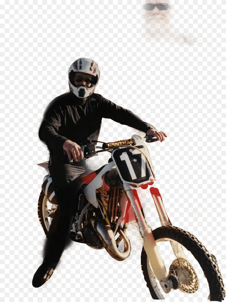 Dirtbike Motorcycle, Vehicle, Transportation, Person, Man Png