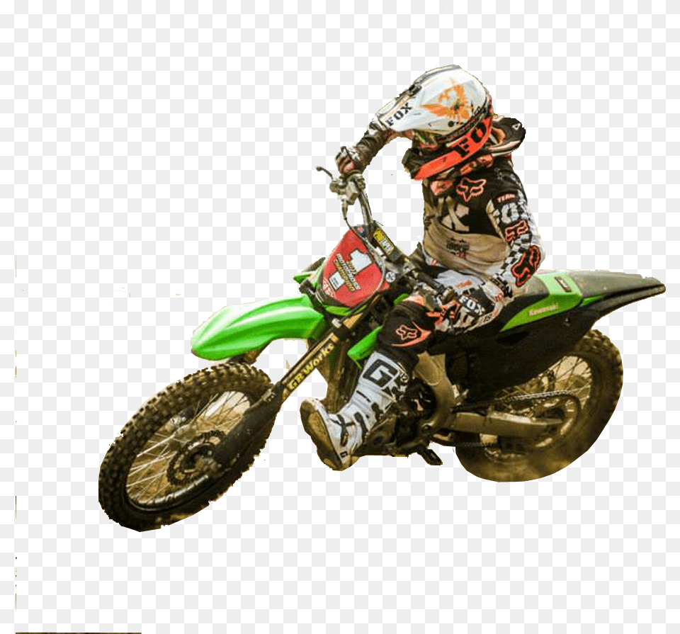 Dirtbike Motorcycling, Motorcycle, Vehicle, Transportation, Person Png Image