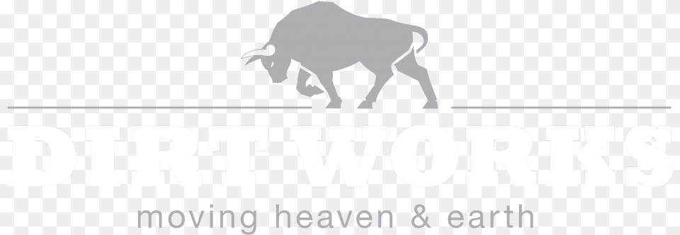 Dirtworks Logo Blue No Background Cmyk, Animal, Buffalo, Mammal, Wildlife Free Png