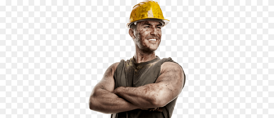Dirty Arms, Worker, Clothing, Person, Hardhat Png