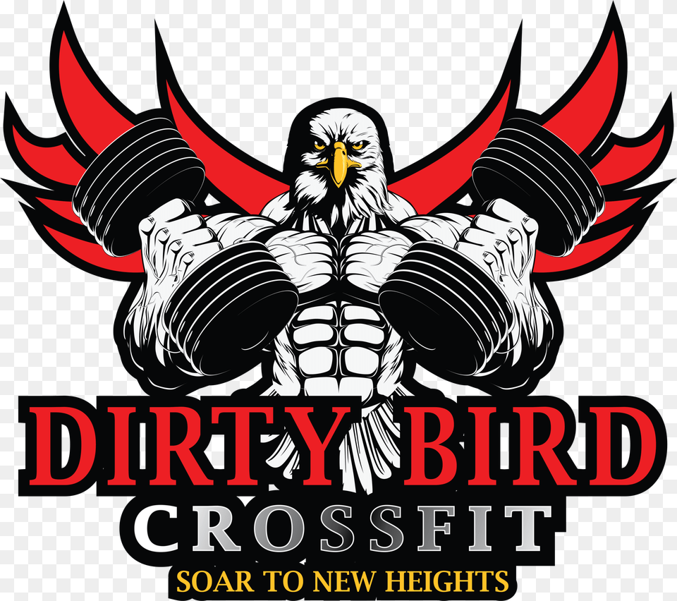 Dirty Bird Crossfit Illustration, Book, Publication, Animal, Emblem Free Png Download