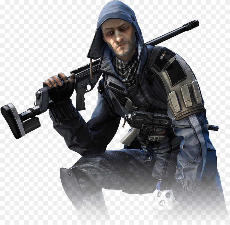Dirty Bomb Dirty Bomb Sniper, Photography, Adult, Person, Man Png Image