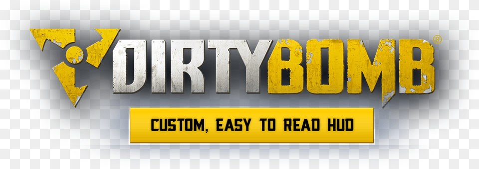 Dirty Bomb Logo Dirty Bomb Logo Transparent, Symbol, License Plate, Text, Transportation Png