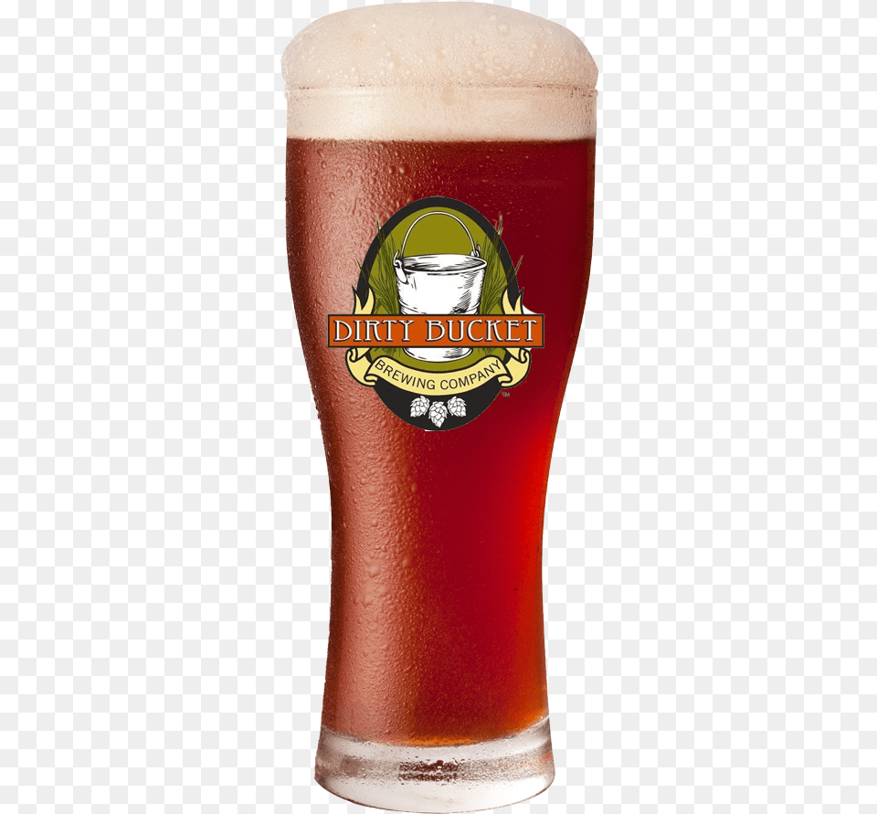 Dirty Bucket Dirty Amber Ale, Alcohol, Beer, Beverage, Glass Png Image