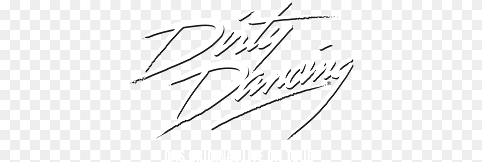 Dirty Dancing Logo Dirty Dancing On Stage, Handwriting, Text, Blade, Dagger Free Transparent Png