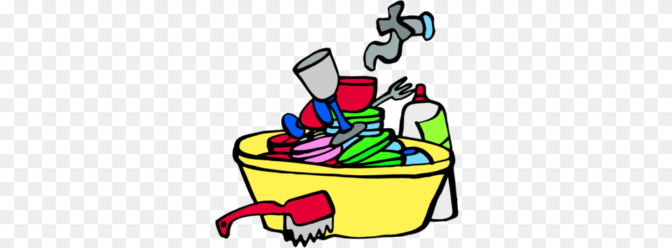Dirty Dishes In Sink Clipart, Washing, Person, Cleaning, Tool Free Transparent Png