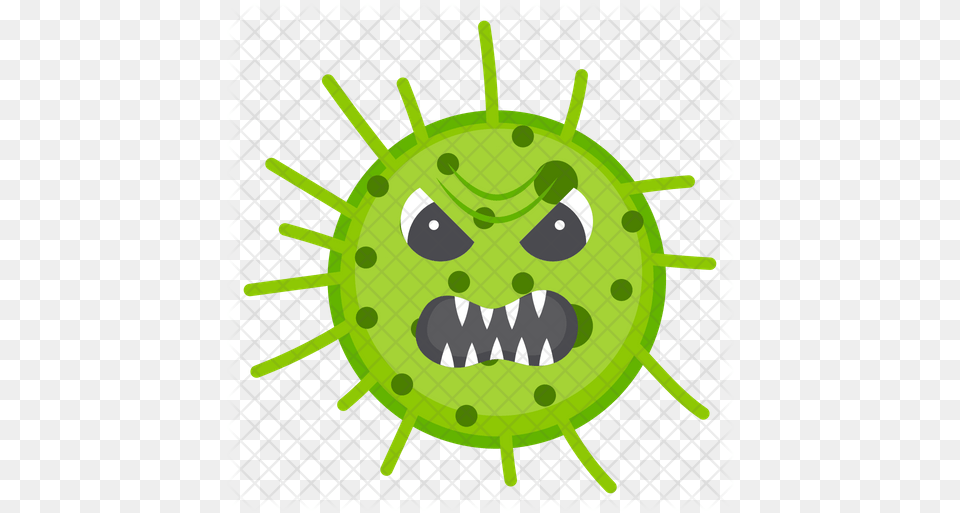 Dirty Germ Icon Illustration, Green, Ball, Sport, Tennis Free Transparent Png