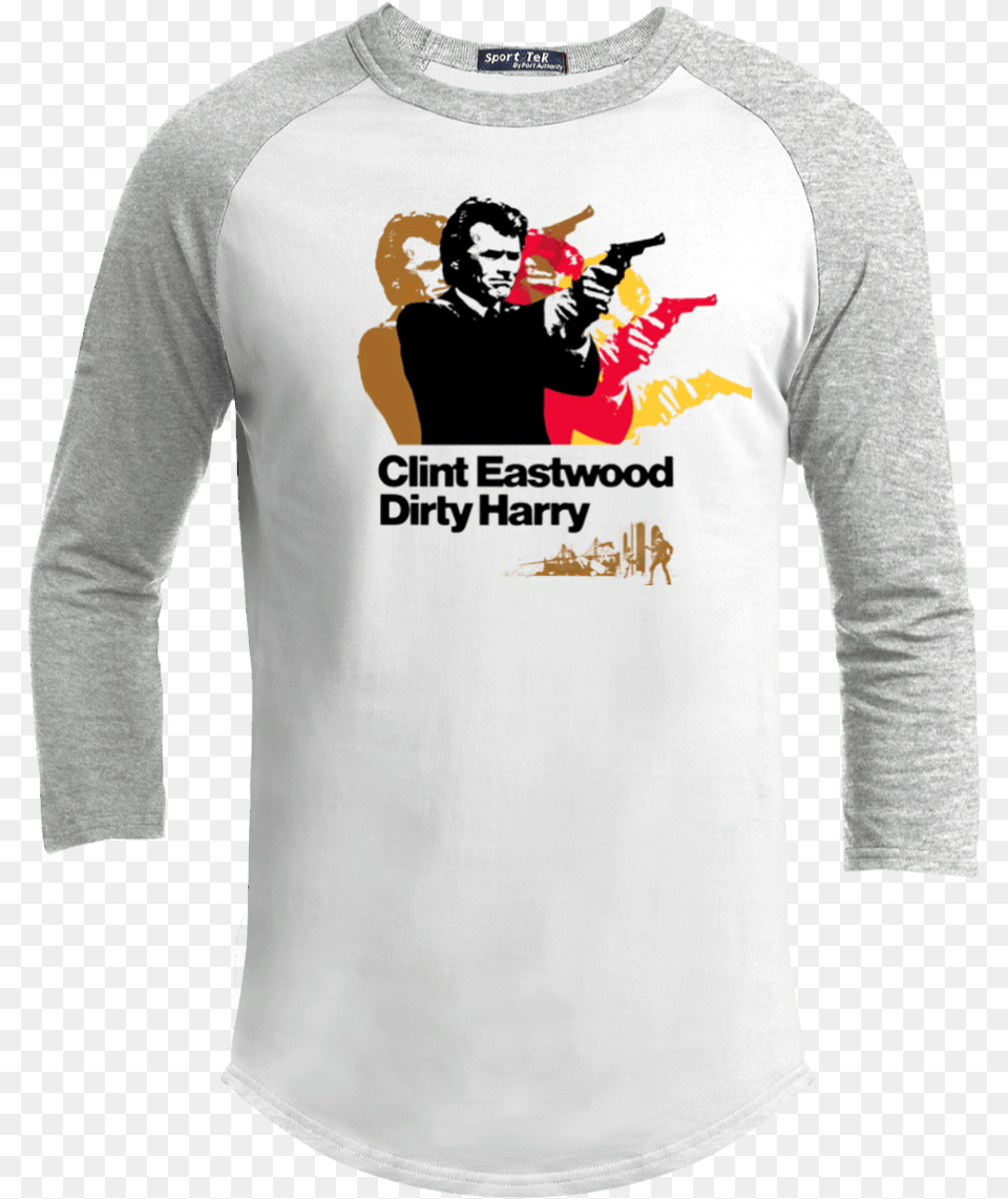 Dirty Harry Clint Eastwood T200 Sport Tek Sporty Shirt, Clothing, T-shirt, Sleeve, Long Sleeve Free Png Download