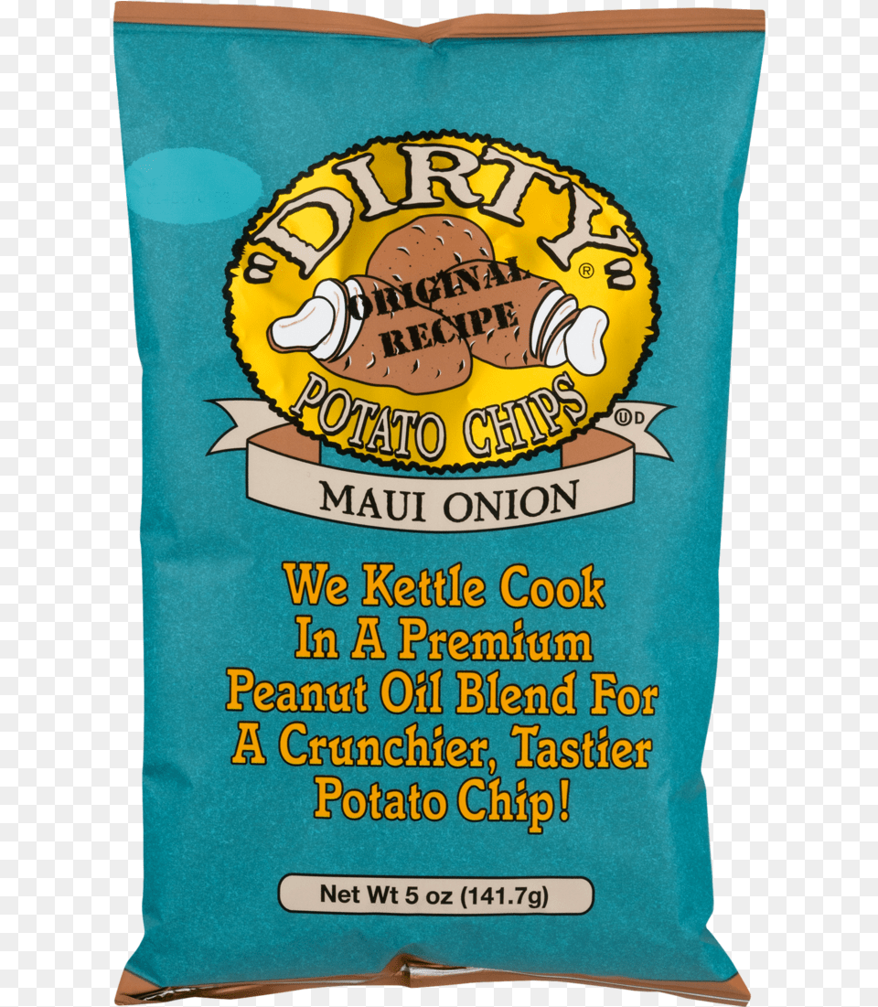 Dirty Kettle Potato Chips Maui Onion Dirty Potato Chips Jalapeno Heat, Powder, Advertisement, Food, Flour Png