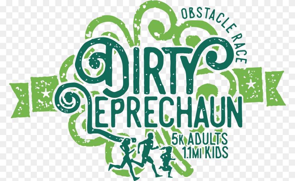 Dirty Leprechaun 5k Mud Run Graphic Design, Green, Art, Graphics Png Image