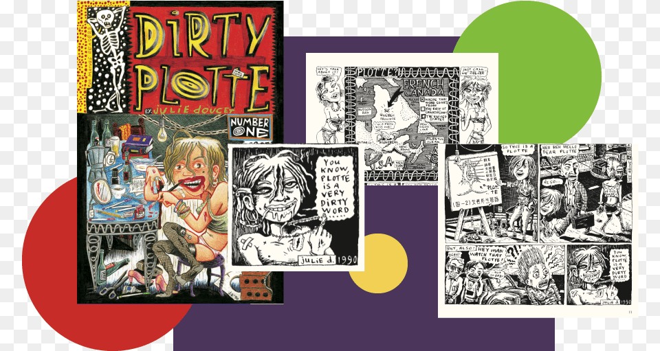 Dirty Plotte, Art, Book, Collage, Comics Free Png Download