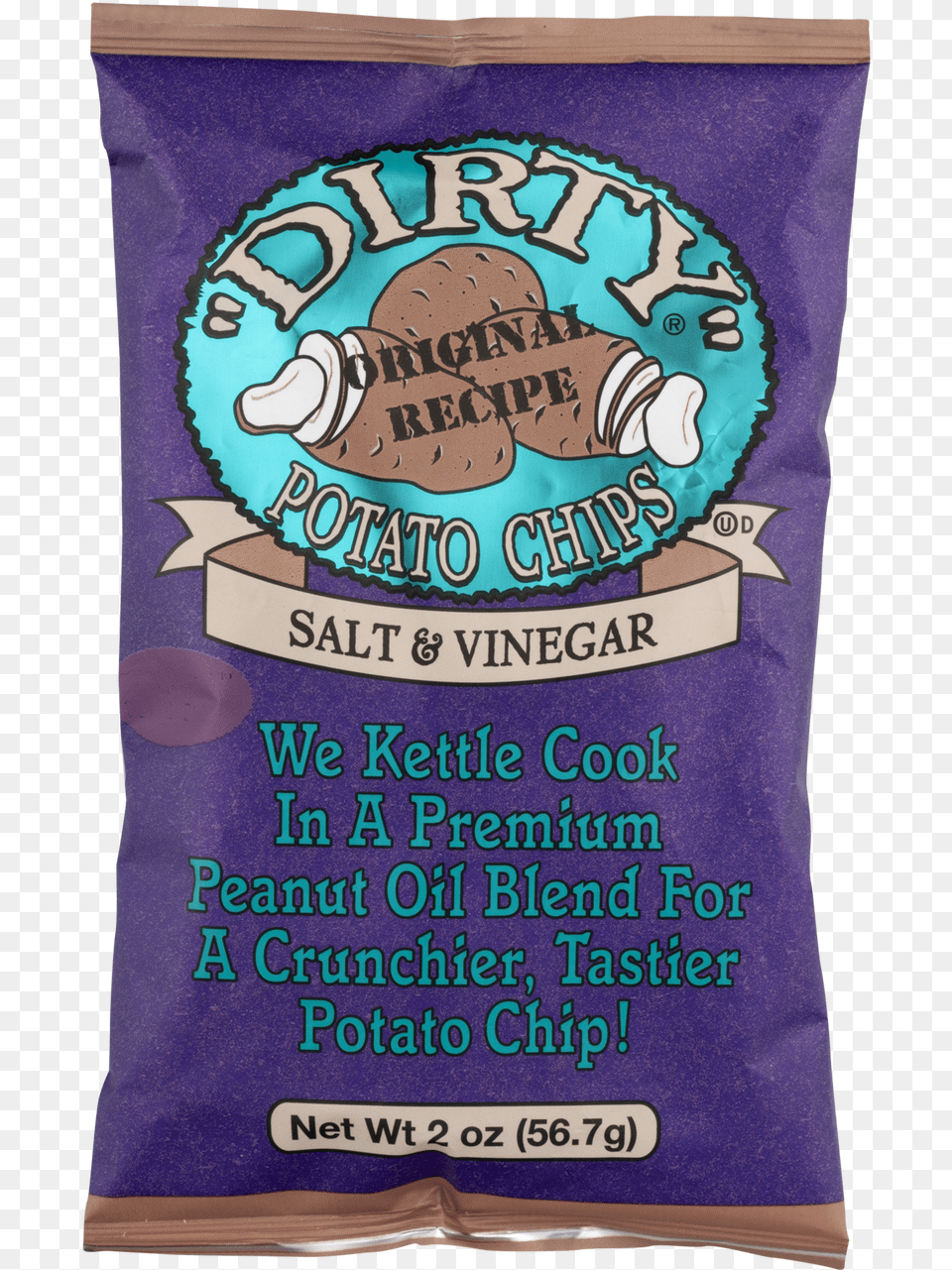Dirty Potato Chips Sea Salt And Vinegar 2 Oz, Advertisement, Powder, Poster, Food Free Png Download