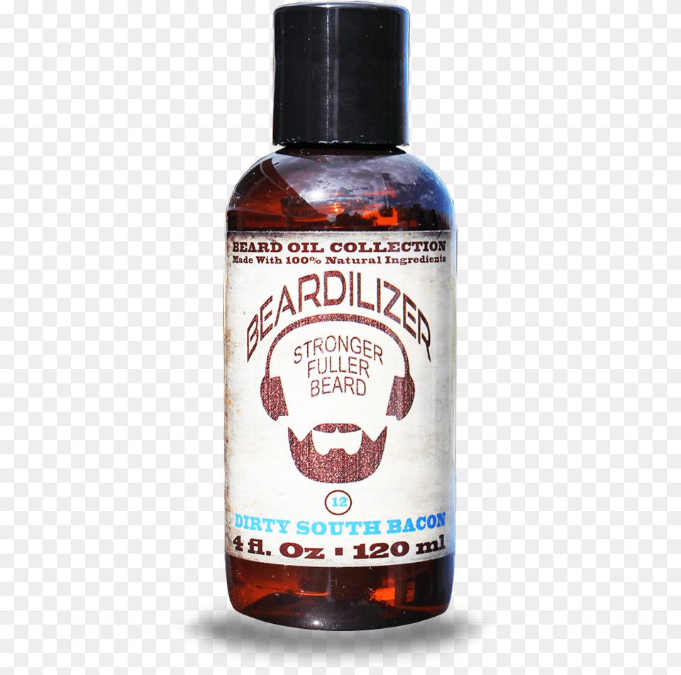 Dirty South Bacon Beard Oil Huile Beardilizer, Bottle, Aftershave, Cosmetics, Perfume Png Image