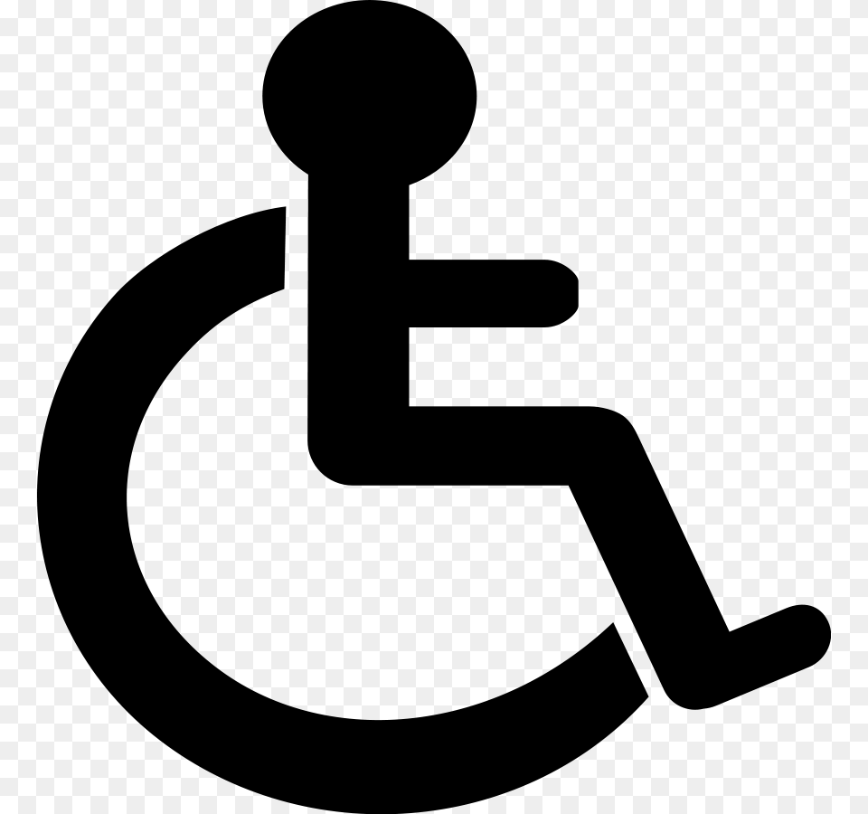 Disability Clipart, Gray Free Transparent Png