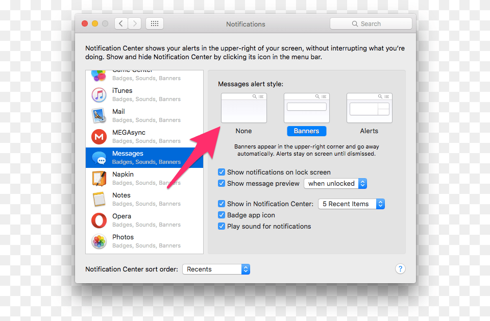 Disable Imessage Notifications On Mac Mac Os Skype Notifications, File, Webpage, Computer, Electronics Png