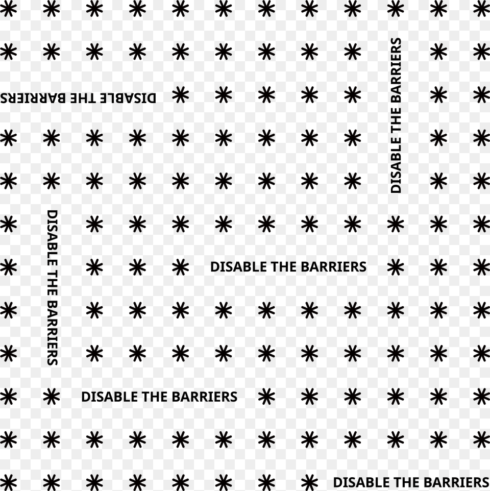 Disable The Barriers Bandana Design, Lighting Free Png Download
