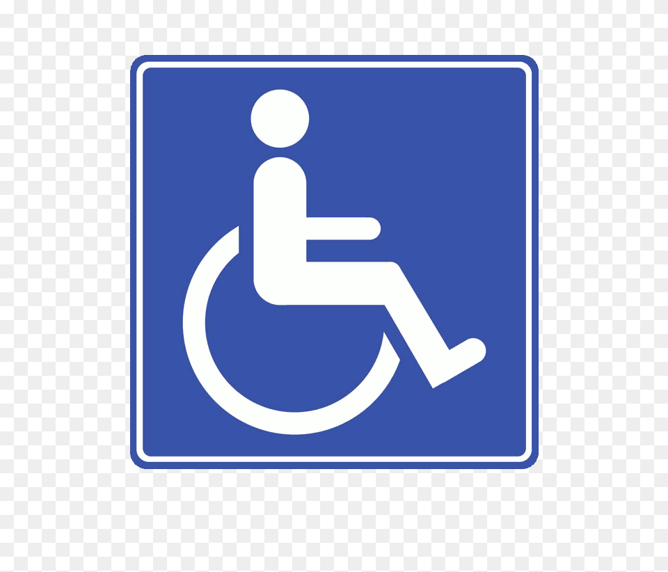 Disabled, Sign, Symbol, Road Sign, Blackboard Free Transparent Png