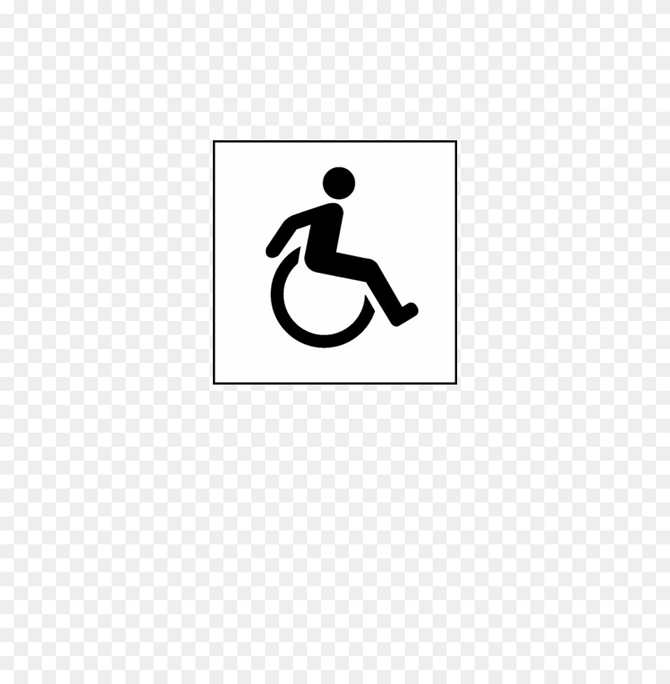 Disabled, Sign, Symbol, Stencil, Person Free Transparent Png