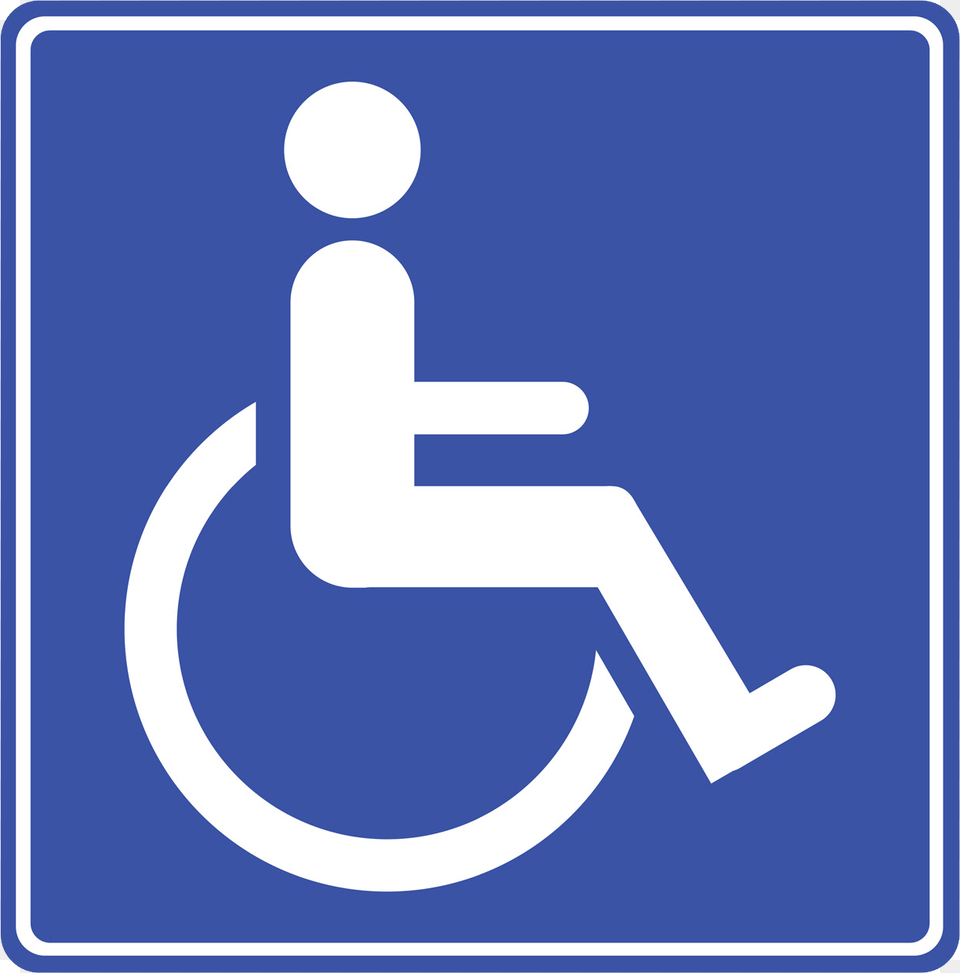 Disabled, Sign, Symbol, Road Sign Png