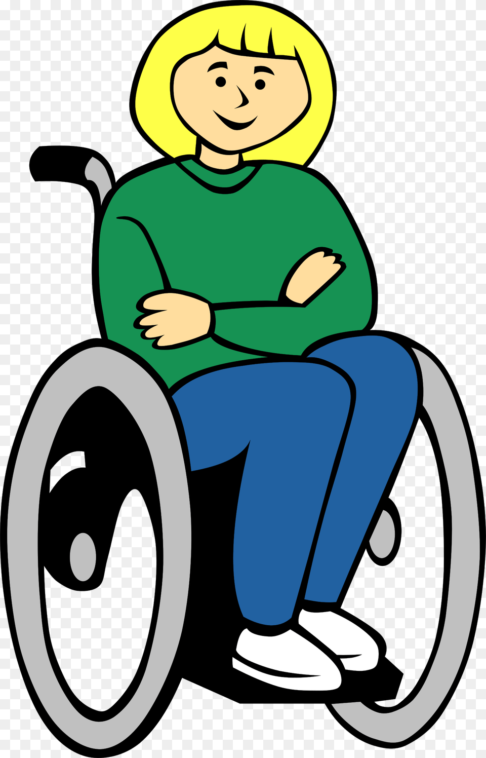 Disabled, Furniture, Chair, Baby, Person Png