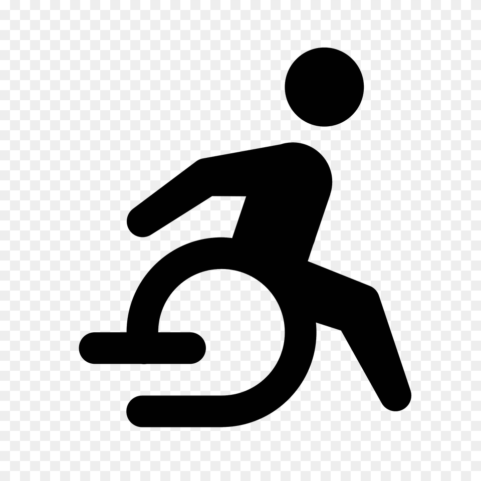 Disabled, Gray Free Png