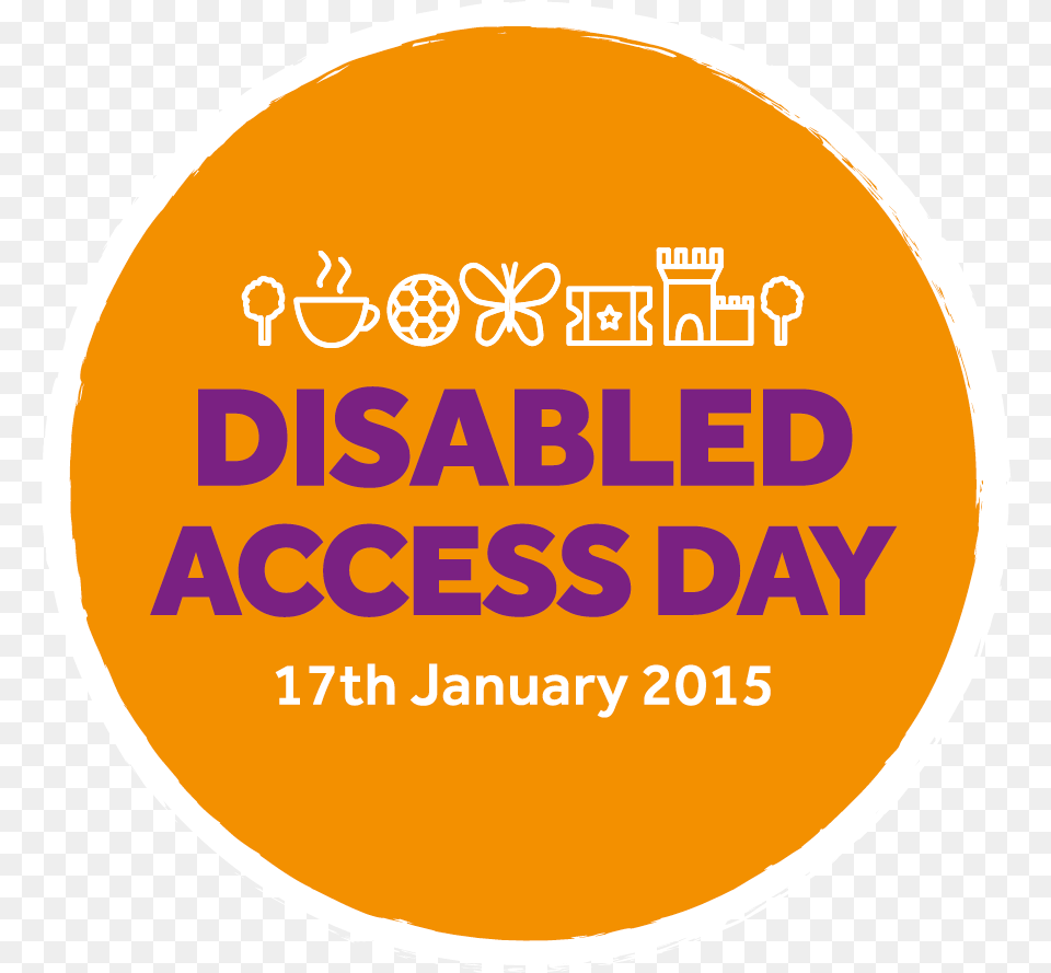 Disabled Access Day Round Disabled Access Day, Logo, Astronomy, Moon, Nature Png Image