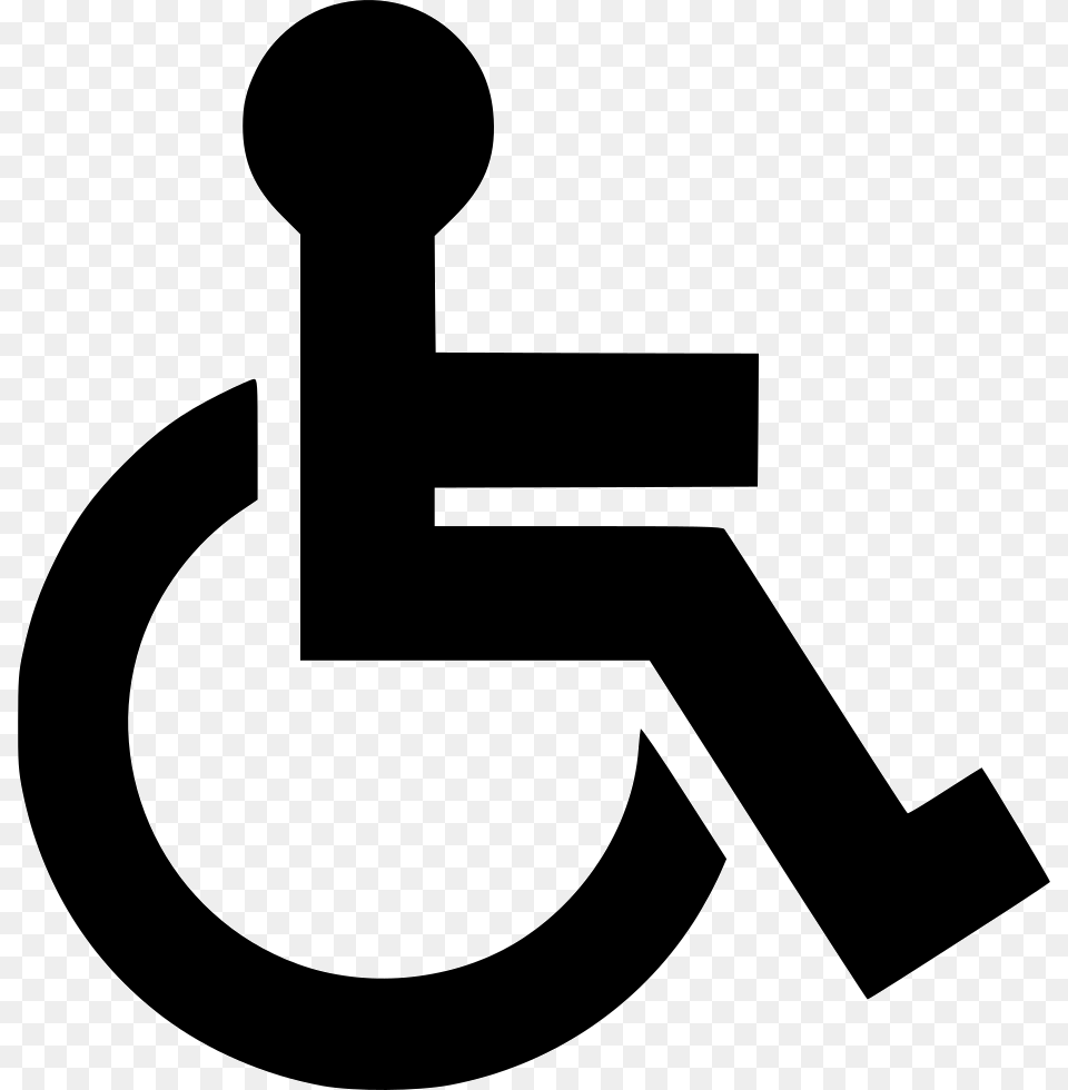 Disabled Handicap Symbol Wheel Chair Clipart, Sign Free Transparent Png