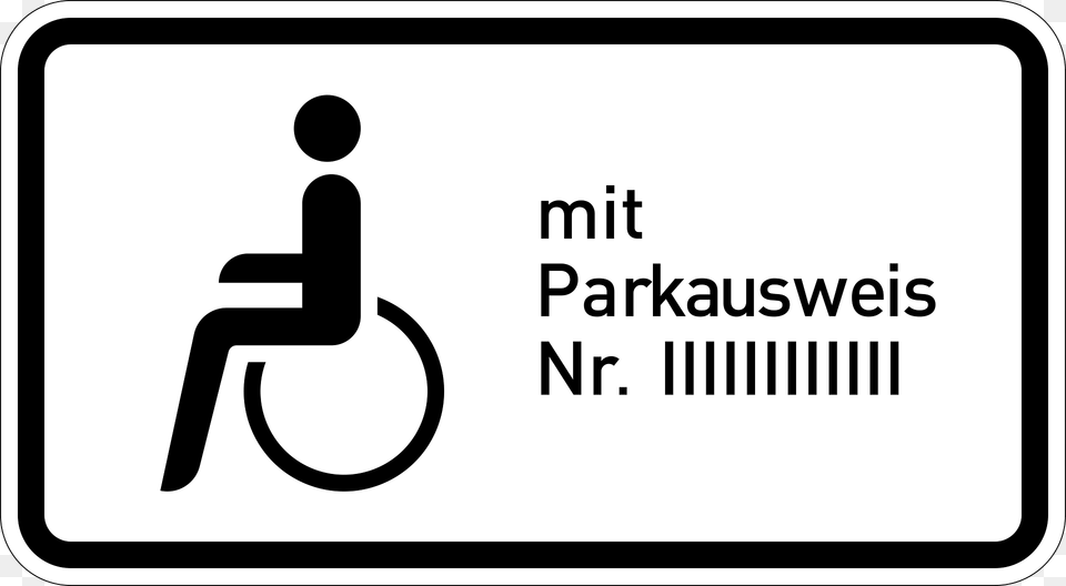 Disabled With Permit No  Only Clipart, Sign, Symbol, Road Sign Png Image