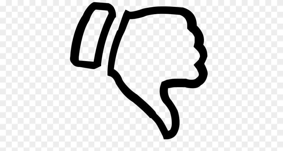 Disagree Icon With And Vector Format For Unlimited, Gray Free Transparent Png