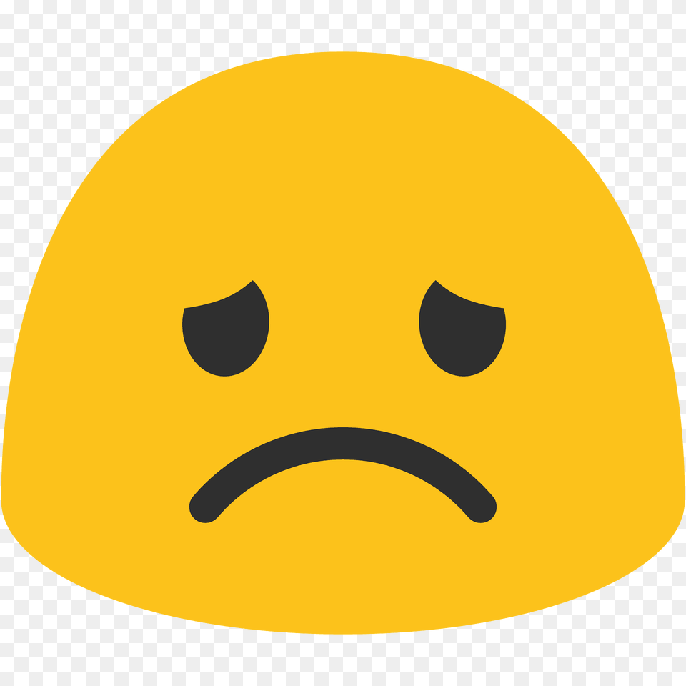 Disappointed Face Emoji Clipart, Swimwear, Cap, Clothing, Hat Free Png Download