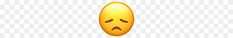 Disappointed Face Emoji On Apple Ios, Nature, Outdoors, Sky, Sun Png