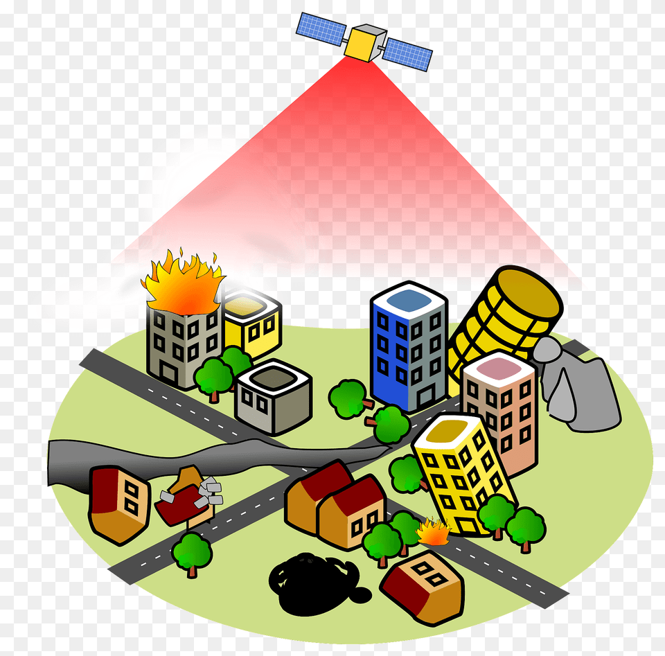 Disaster Remote Sensing Clipart, City, Neighborhood, Dynamite, Weapon Png
