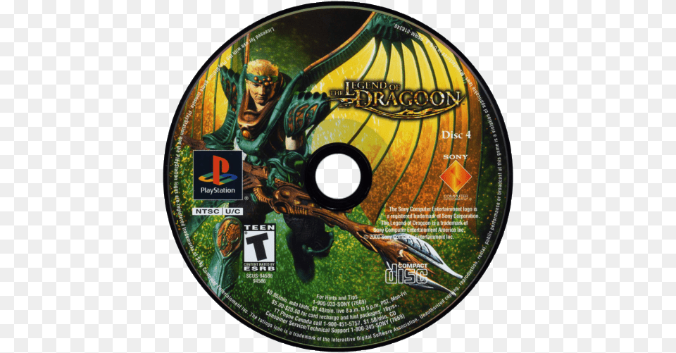Disc 4 Legend Of Dragoon Playstation, Disk, Dvd, Person, Adult Free Transparent Png