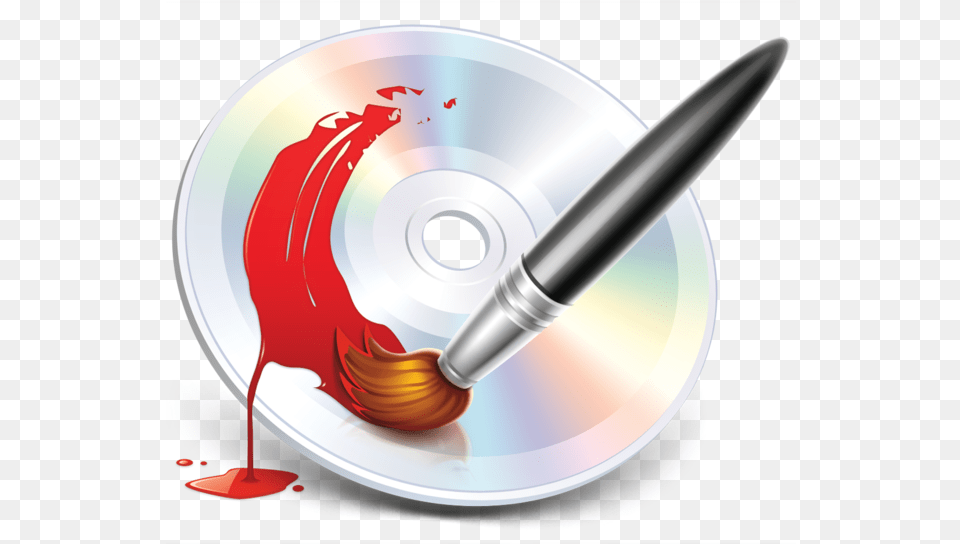 Disc Cover 3 4 Disc Cover Icon, Brush, Device, Tool, Paint Container Free Png Download