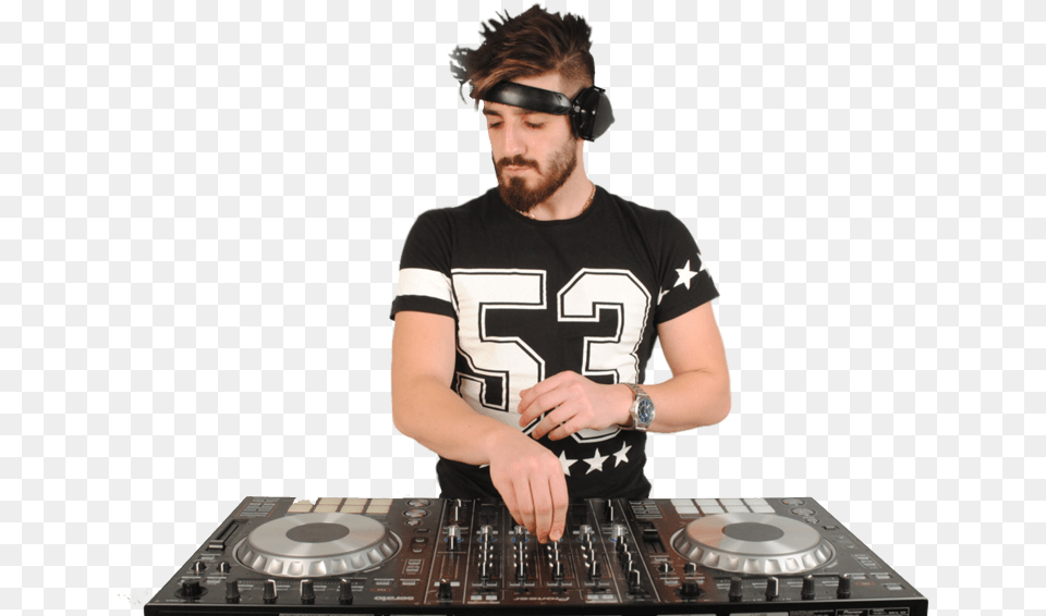 Disc Jockey, Adult, Male, Man, Person Png