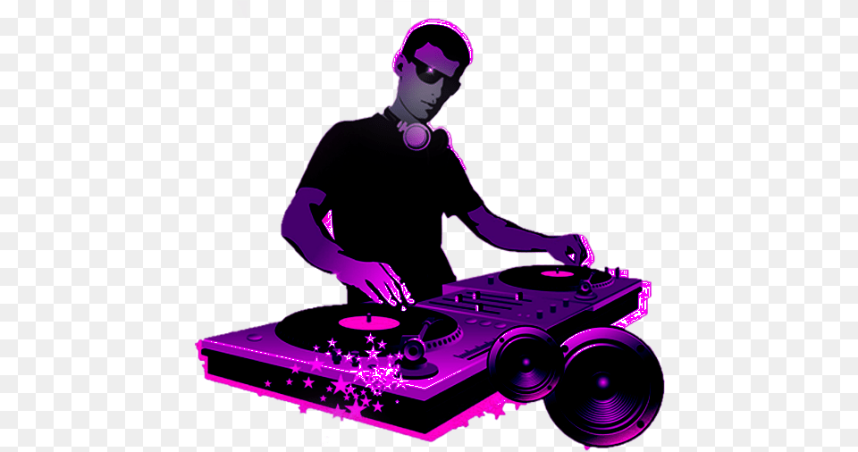 Disc Jockey Dj Booth Clip Art, Adult, Male, Man, Person Free Png