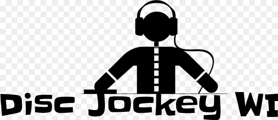 Disc Jockey Wisconsin Headphones, Gray Free Png Download