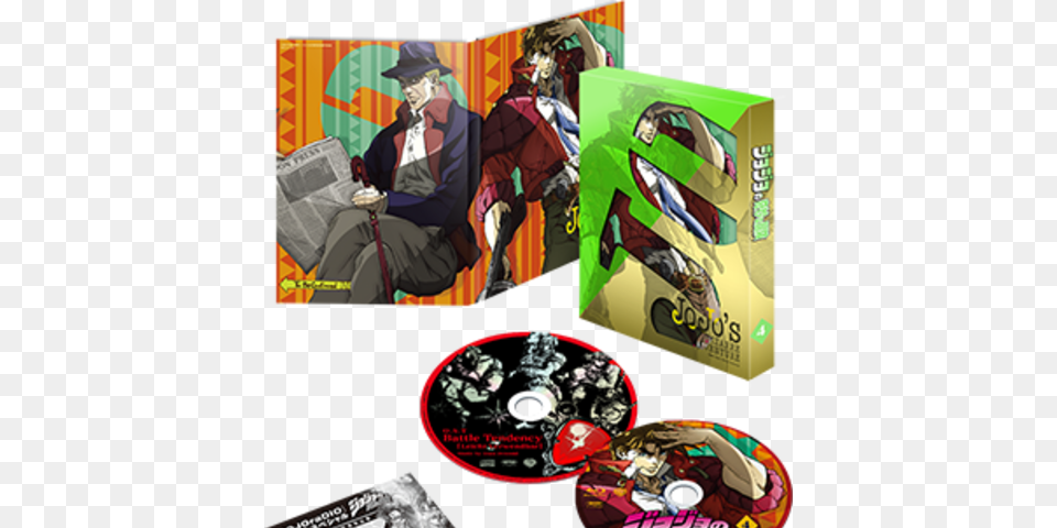 Disc Jojo39s Bizarre Adventure Vol Jojo39s Bizarre Adventure Vol4 Limited Blu Ray With, Book, Comics, Publication, Adult Png