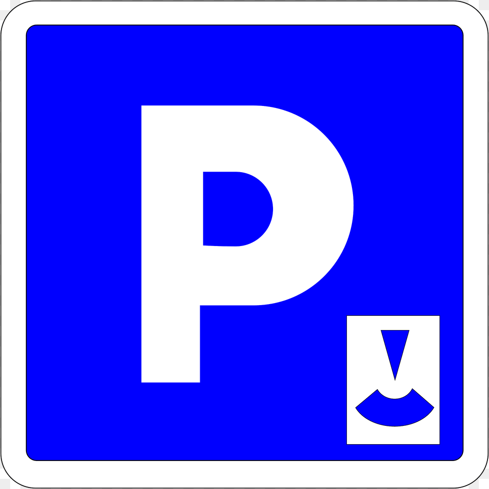 Disc Parking Zone Clipart, Sign, Symbol, Number, Text Free Transparent Png