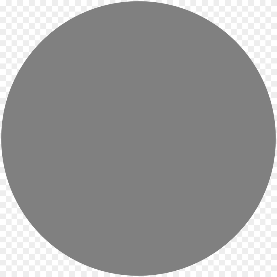 Disc Plain Grey, Sphere, Oval Png