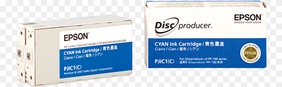 Disc Producer Cyan Inkjet Cartridge Epson Cyan Ink Cartridge For Discproducer, Computer Hardware, Electronics, Hardware, Adapter Free Transparent Png