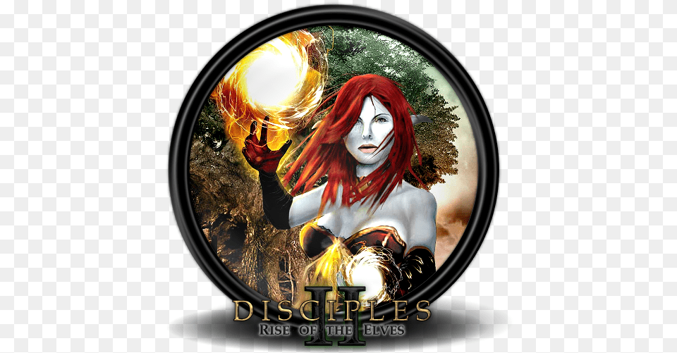 Disciples 2 Rise Of The Elves 1 Icon Mega Games Pack 37 Disciples 2 Gold Icon, Photography, Adult, Person, Female Png Image