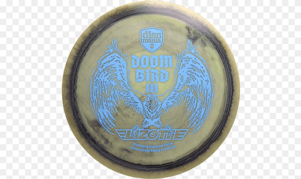Discmania Lizotte Swirl S Line Fd3 U2013 Doom Bird Iii Portal Emblem, Frisbee, Toy, Plate Png