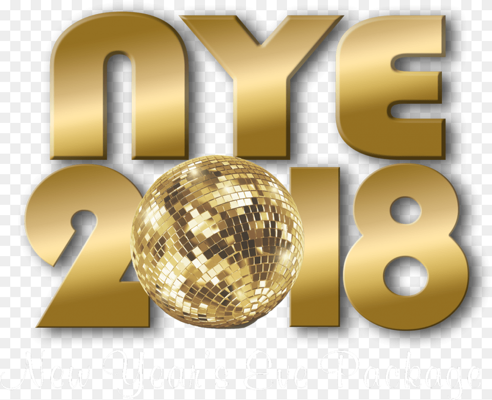 Disco Ball, Sphere, Gold, Lighting, Text Png Image
